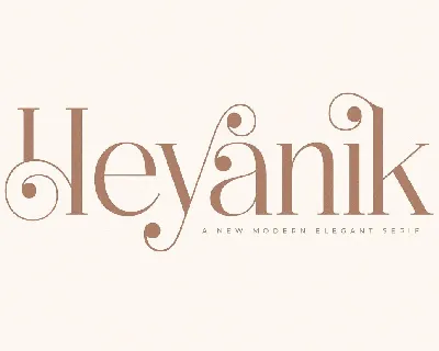 Heyanik font