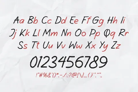 Quick-Note font