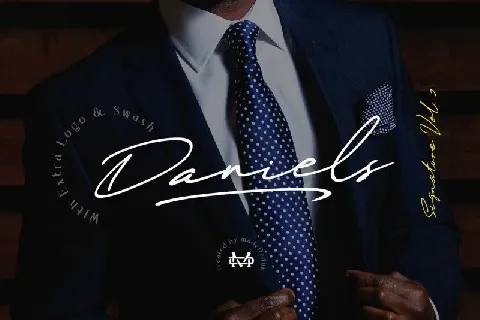 Daniels Signature font