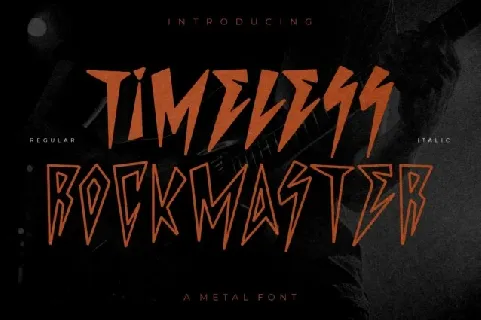 Timeless Rockmaster font