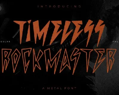 Timeless Rockmaster font