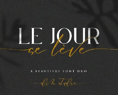 Le Jour Duo font