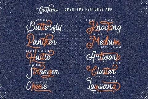 Guthers Monoline Script font