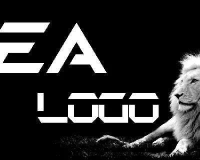 EA Logo font