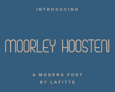 Moorley Hoosten font