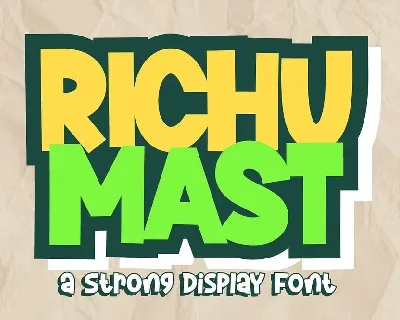 Richu Mast font