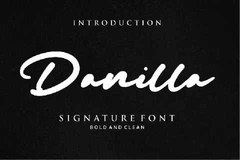 Danilla font