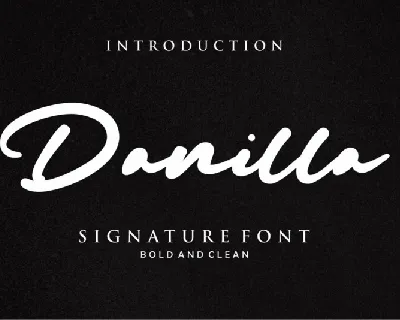 Danilla font