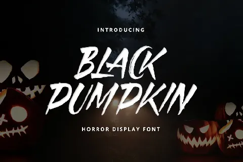 Black Pumpkin font