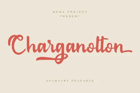 Charganolton font