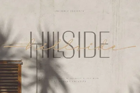 Hillside Duo font