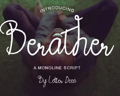 Berather Monoline Script font