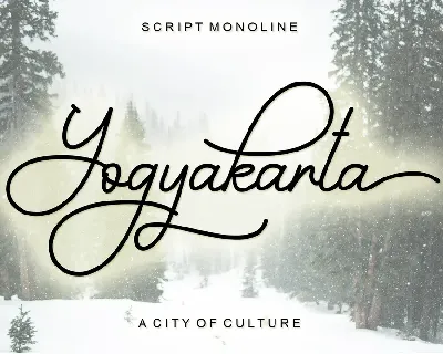 Yogyakarta - Personal Use font