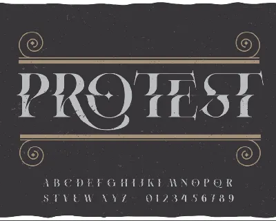 Protest Demo font