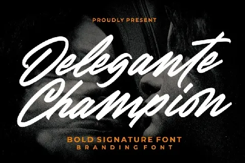 Delegante Champion font