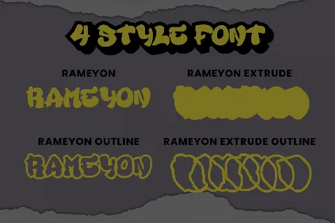 Rameyon font