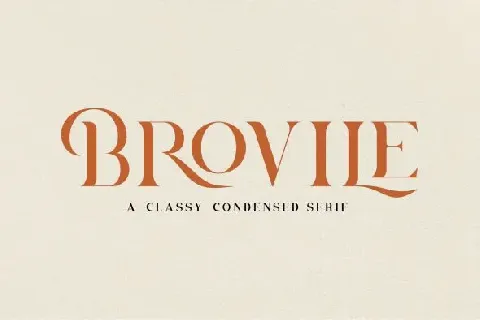 Brovile Serif font