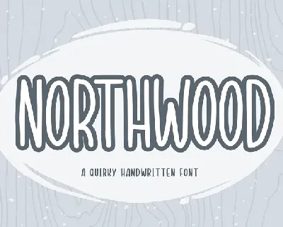 Northwood Quirky Handwritten font