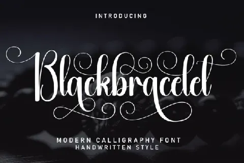 Blackbracelet Script font