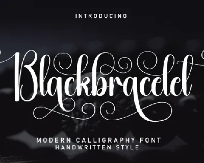 Blackbracelet Script font