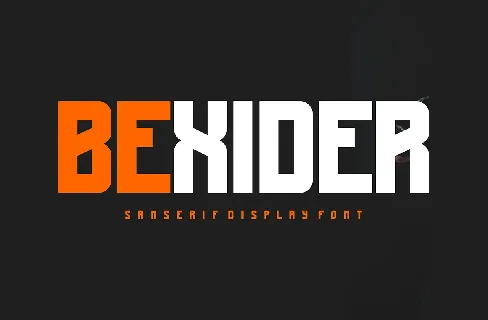 Bexider font