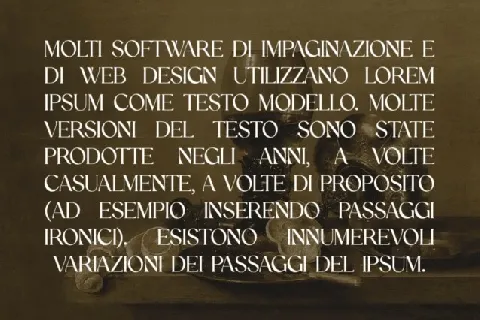 Engraved font