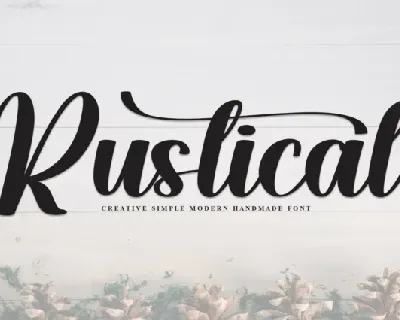 Rustical Calligraphy font