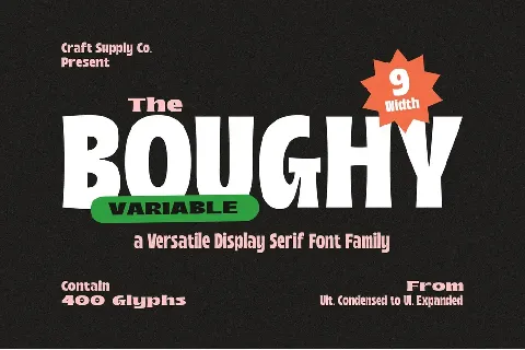 Boughy Free font