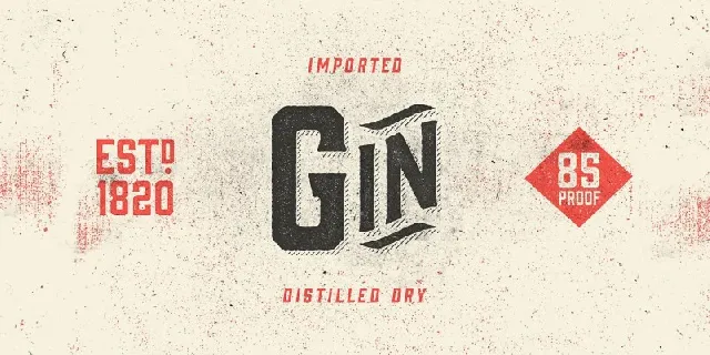 Gin Family font