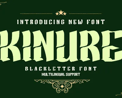 Kinure font