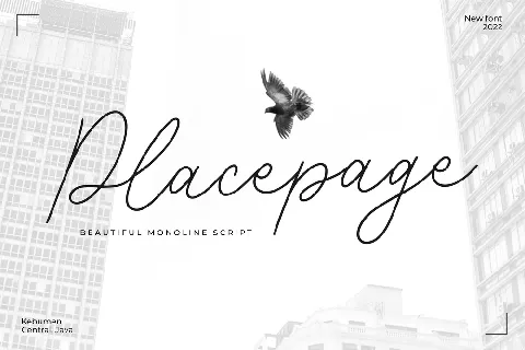 Placepage font