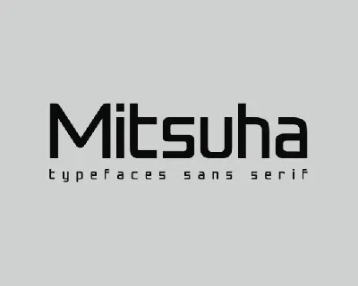 Mitsuha font