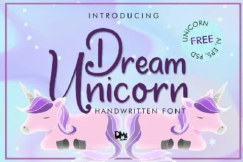 Dream Unicorn Handwritten font