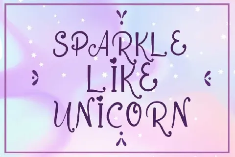 Dream Unicorn Handwritten font