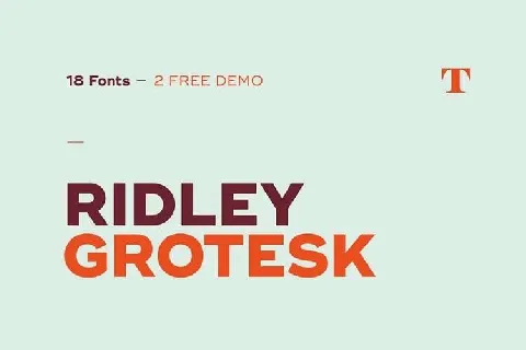 Ridley Grotesk font