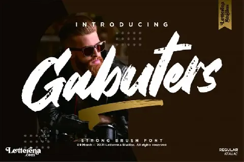 Gabuters font