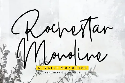 Rochestar Stylish Handwritten font