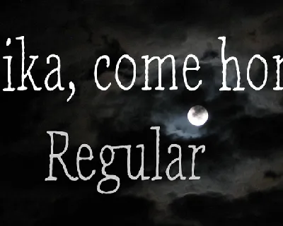 Laika, come home font