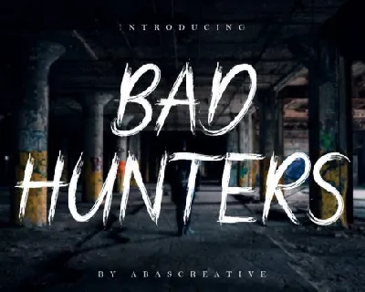 Bad Hunters font