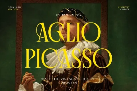 Aglio Picasso font