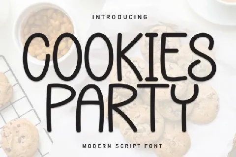 Cookies Party Display font