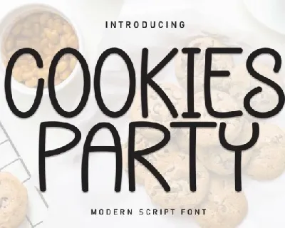 Cookies Party Display font