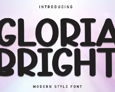 Gloria Bright Display font