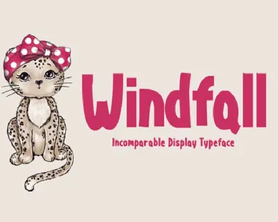 Windfall font