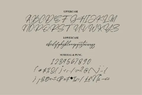 Faithfull Signature font