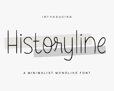 Historyline font