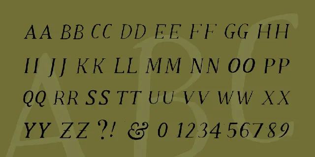 Old Klarheit font