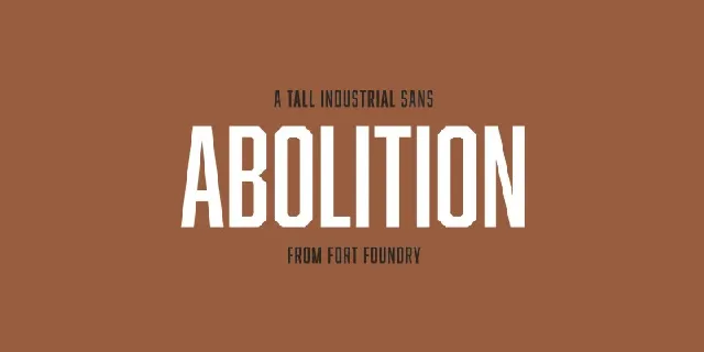 Abolition Family font