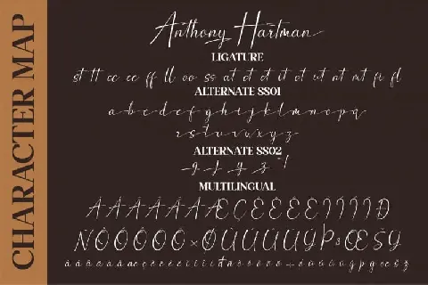 Anthony Hartman Script font