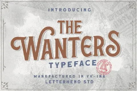 The Wanters Display font